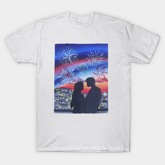 Romantic hand drawn T-Shirt by brought2life